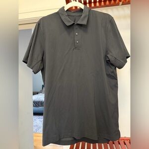 lululemon athletica Black Polo Shirt